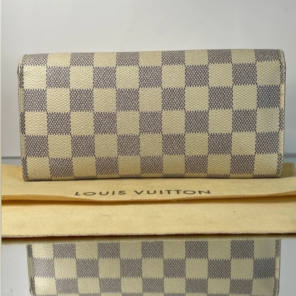 Louis Vuitton Damier Azur Emily Long Wallet